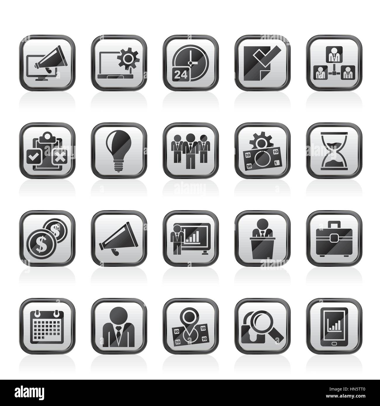 Business management concept icons Stock Vector Image & Art - Alamy