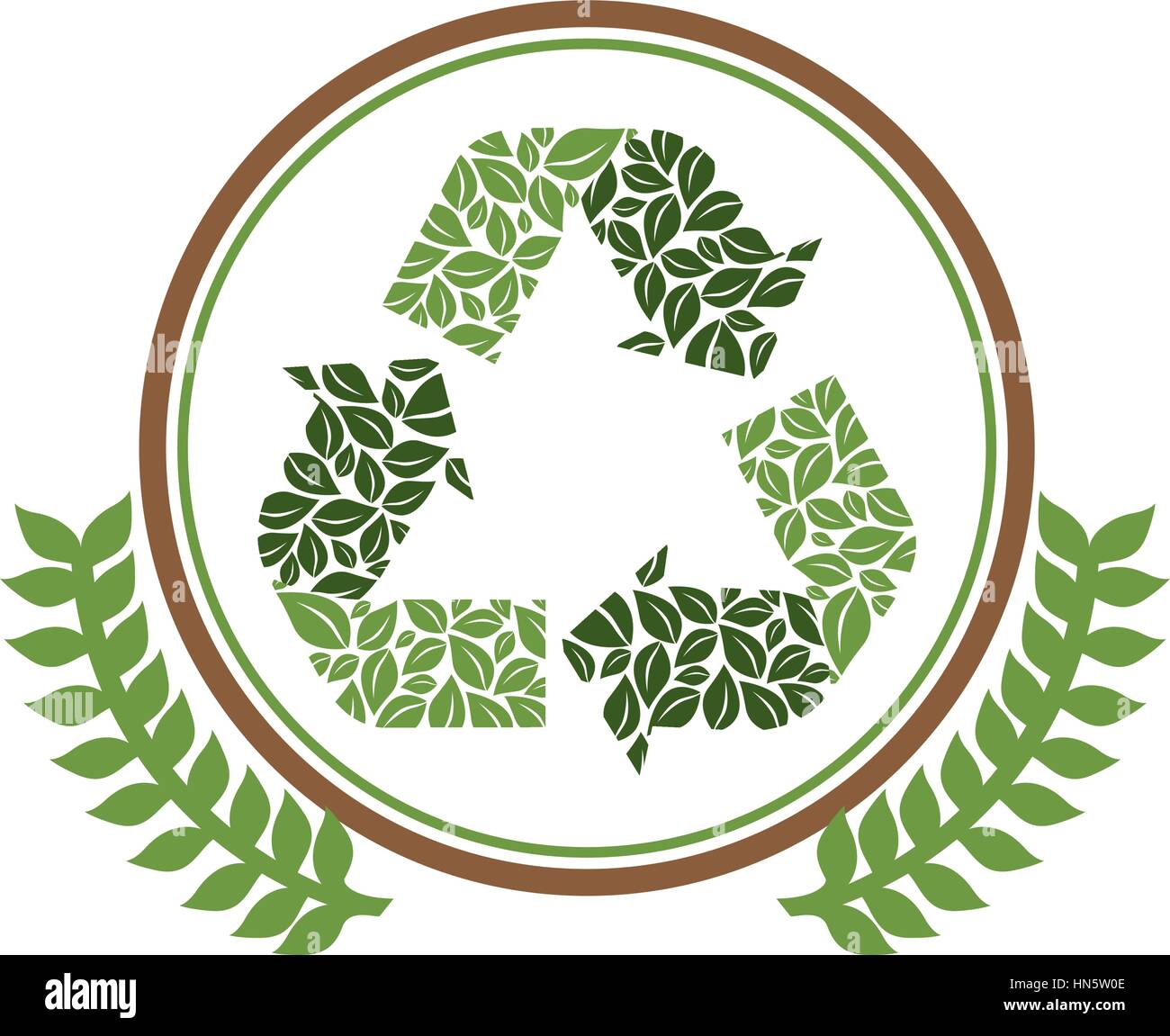 green symbol recycle reuse reduce icon, vector illustration Stock ...