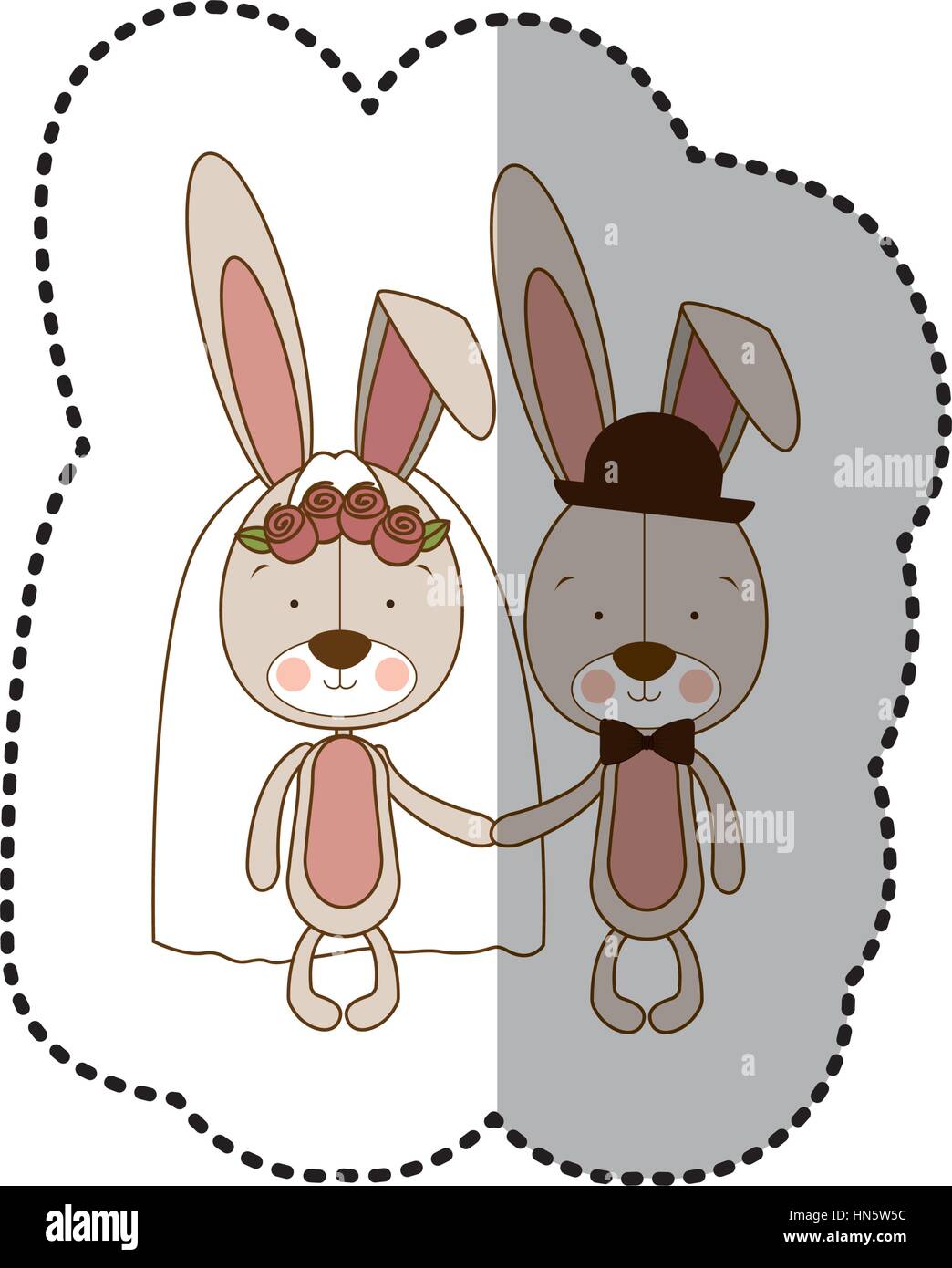 The rabbits wedding hi-res stock photography and images - Alamy