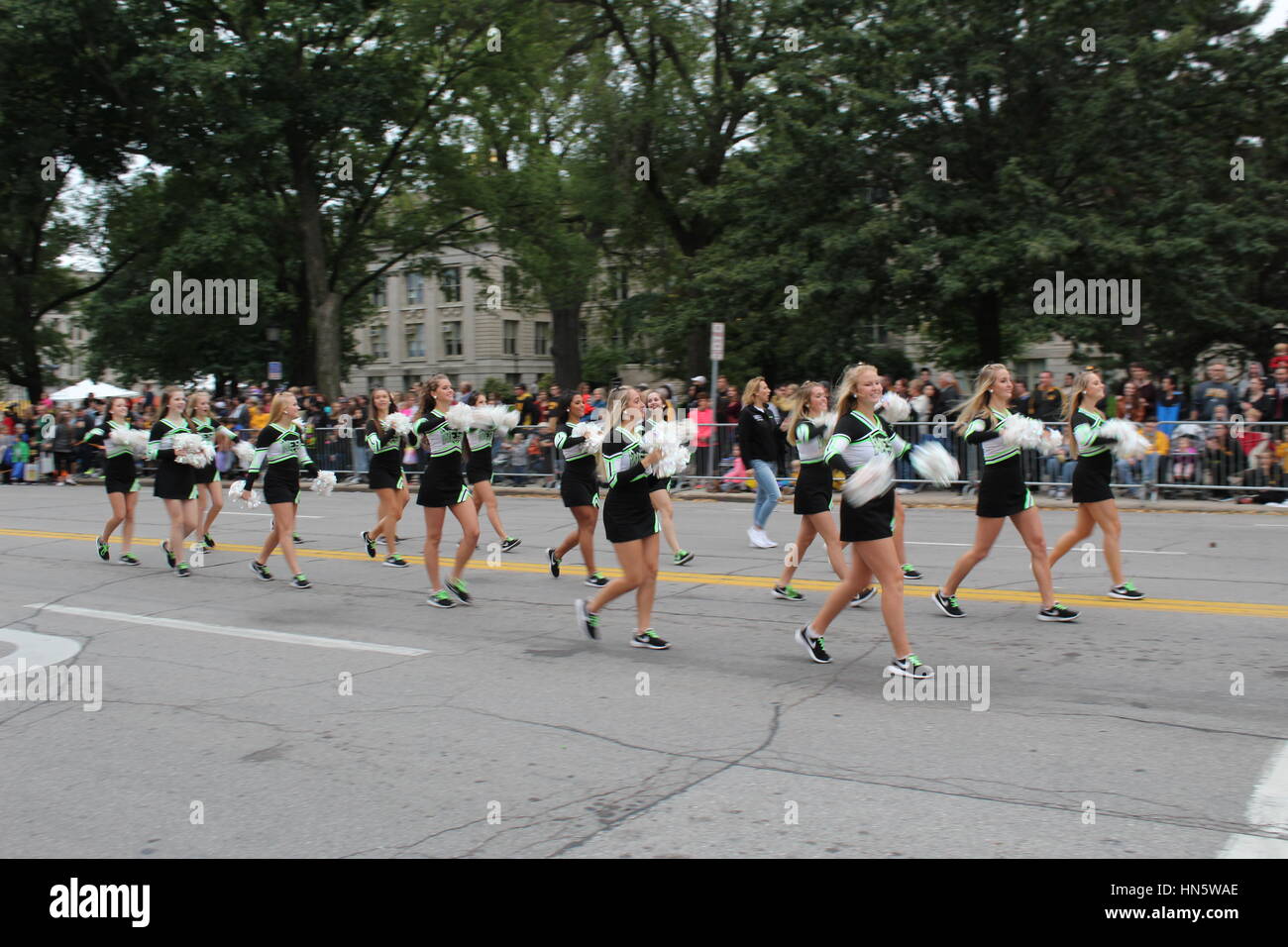 University of Iowa Parade 2016 Stock Photo Alamy