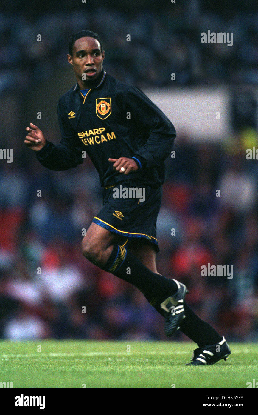 PAUL INCE MANCHESTER UNITED FC 04 August 1993 Stock Photo Alamy