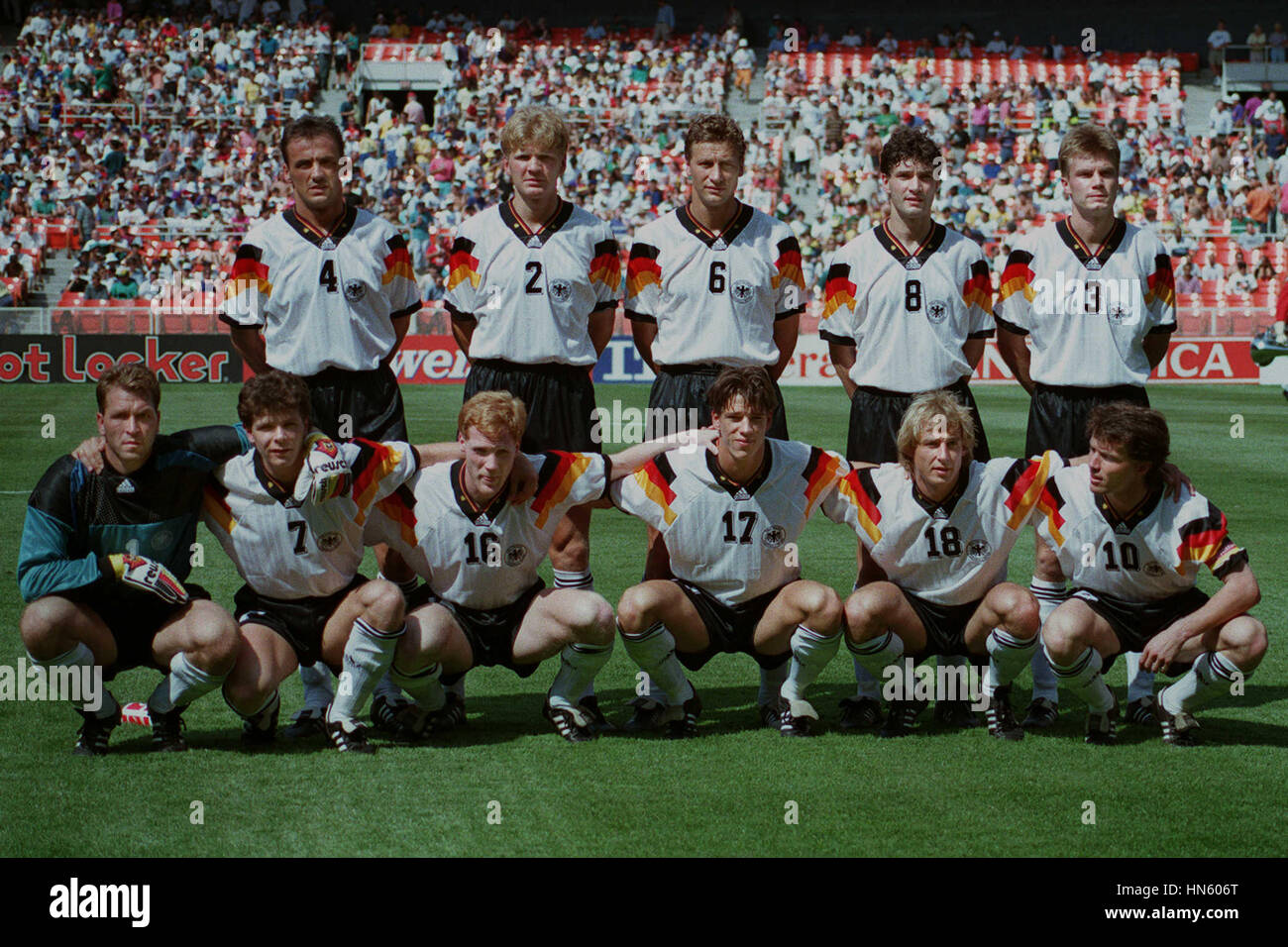 GERMAN FOOTBALL TEAM US CUP 1993 29 June 1993 Stock Photo Alamy