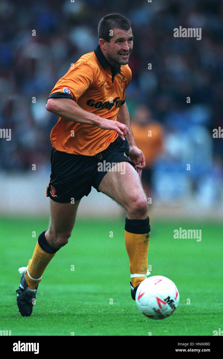 STEVE BULL WOLVERHAMPTON WANDERERS FC 10 September 1993 Stock Photo