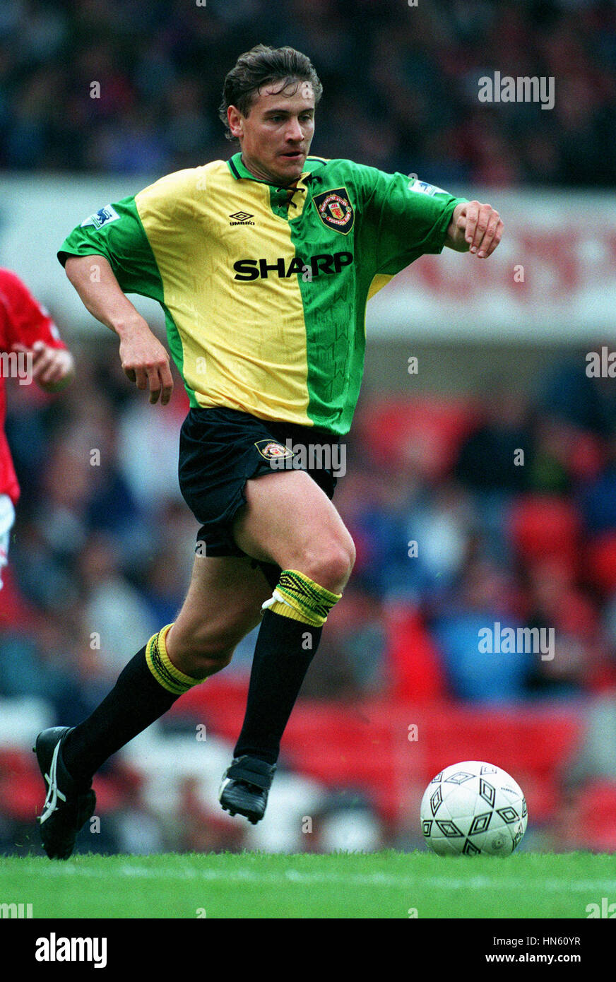 ANDREI KANCHELSKIS MANCHESTER UNITED FC 03 August 1993 Stock Photo