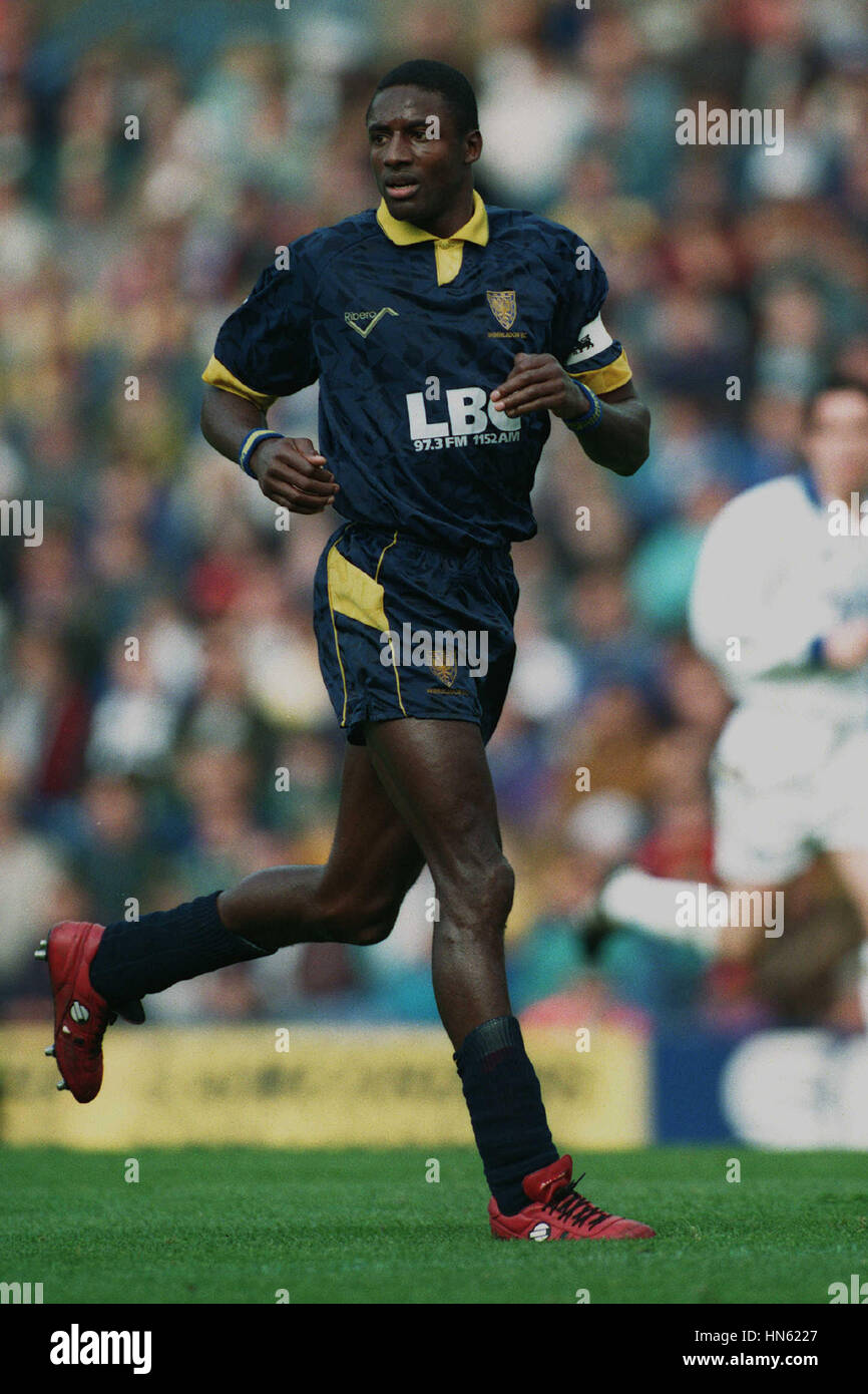 JOHN FASHANU WIMBLEDON FC 04 October 1993 Stock Photo Alamy