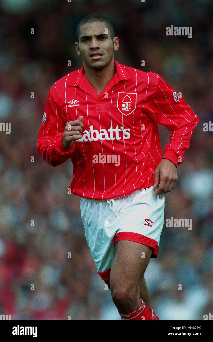 STAN COLLYMORE NOTTINGHAM FOREST FC 29 September 1993 Stock Photo - Alamy