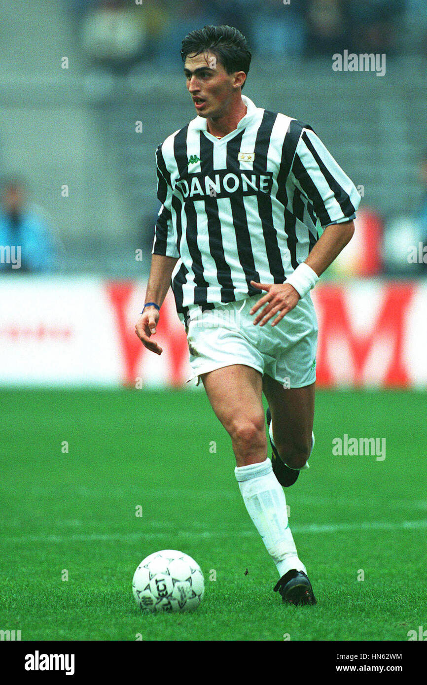 DINO BAGGIO JUVENTUS FC 26 October 1993 Stock Photo