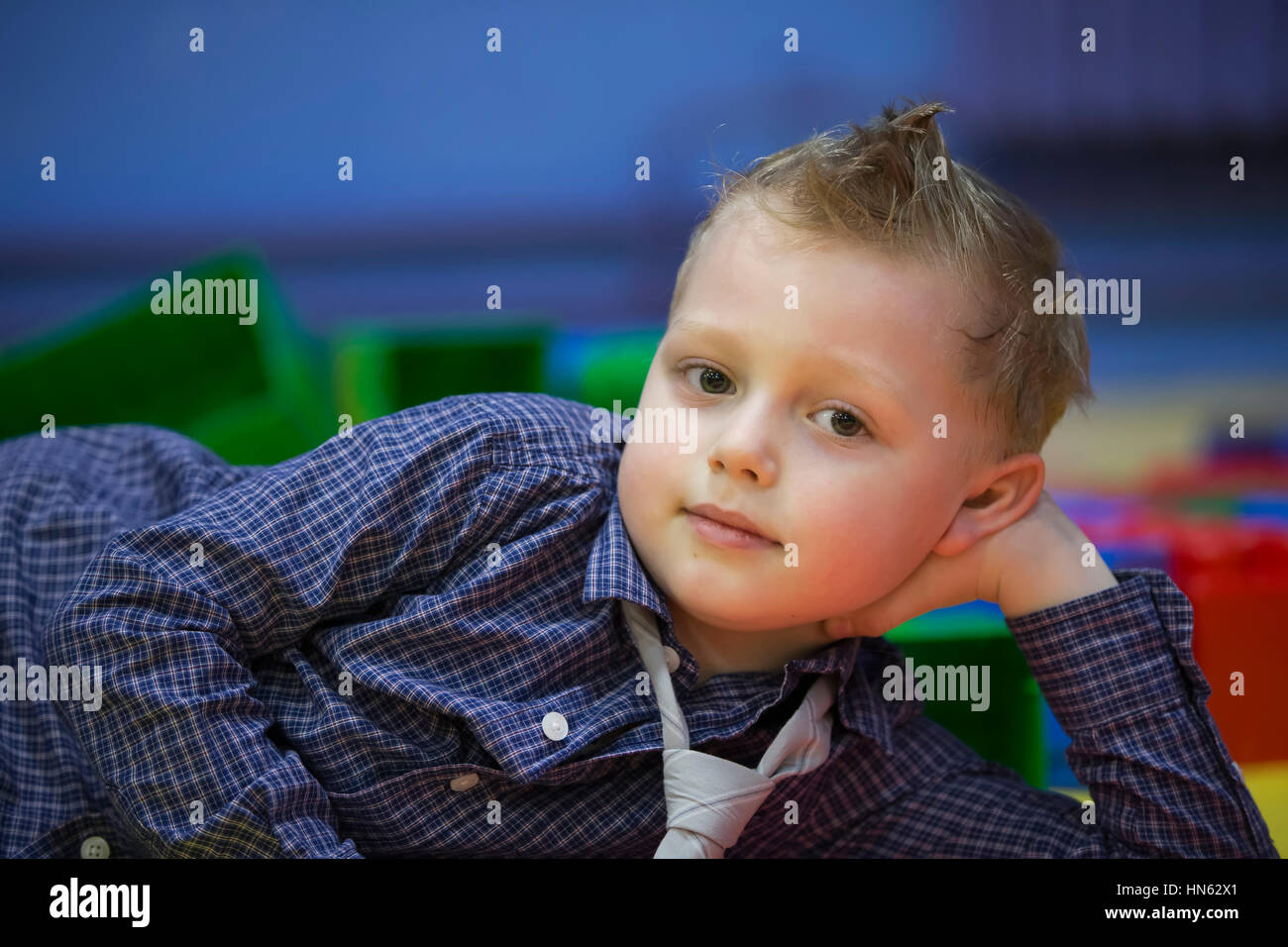 6 7 year old studio portrait hi-res stock photography and images - Alamy