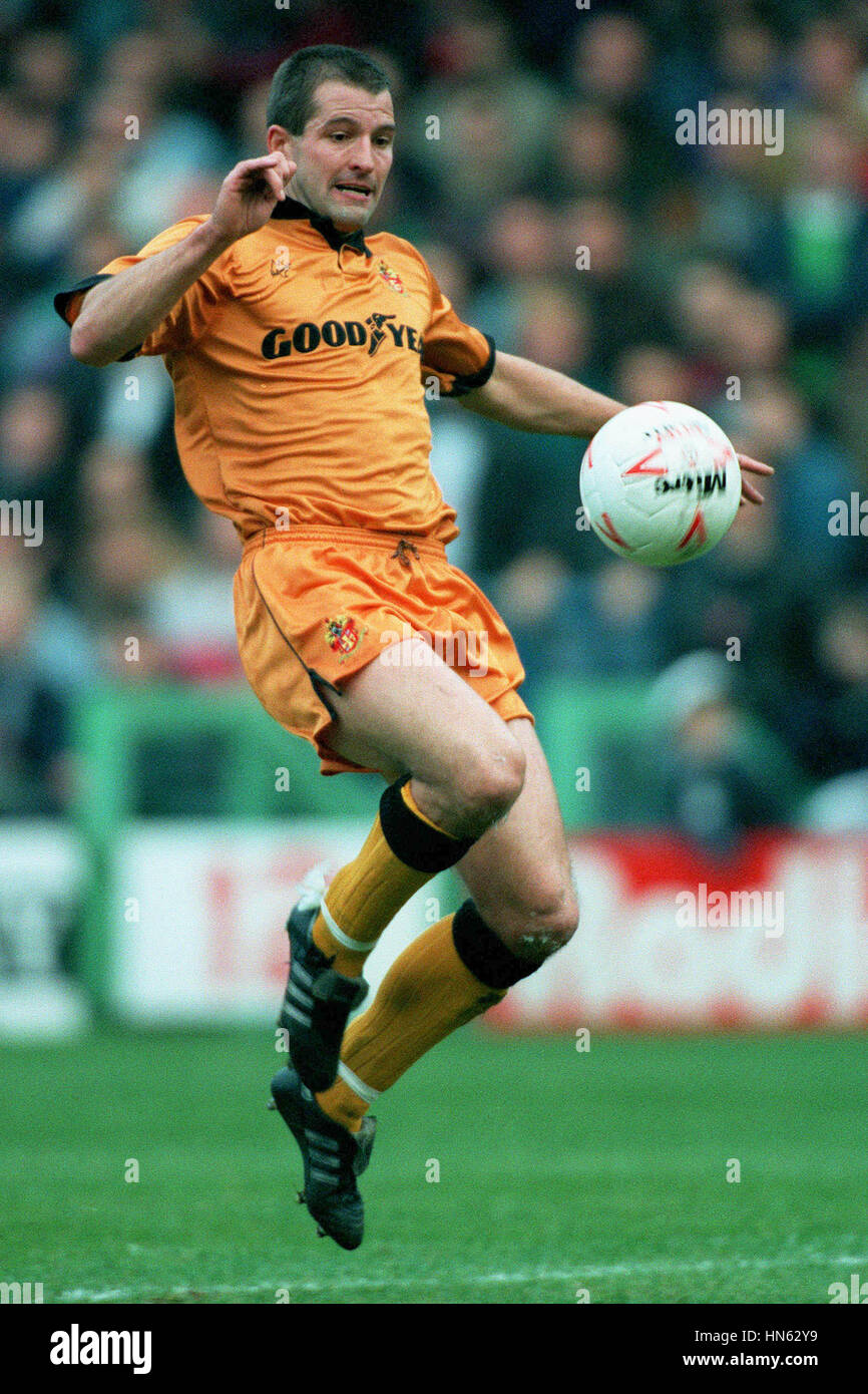 STEVE BULL WOLVERHAMPTON WANDERERS FC 08 November 1993 Stock Photo