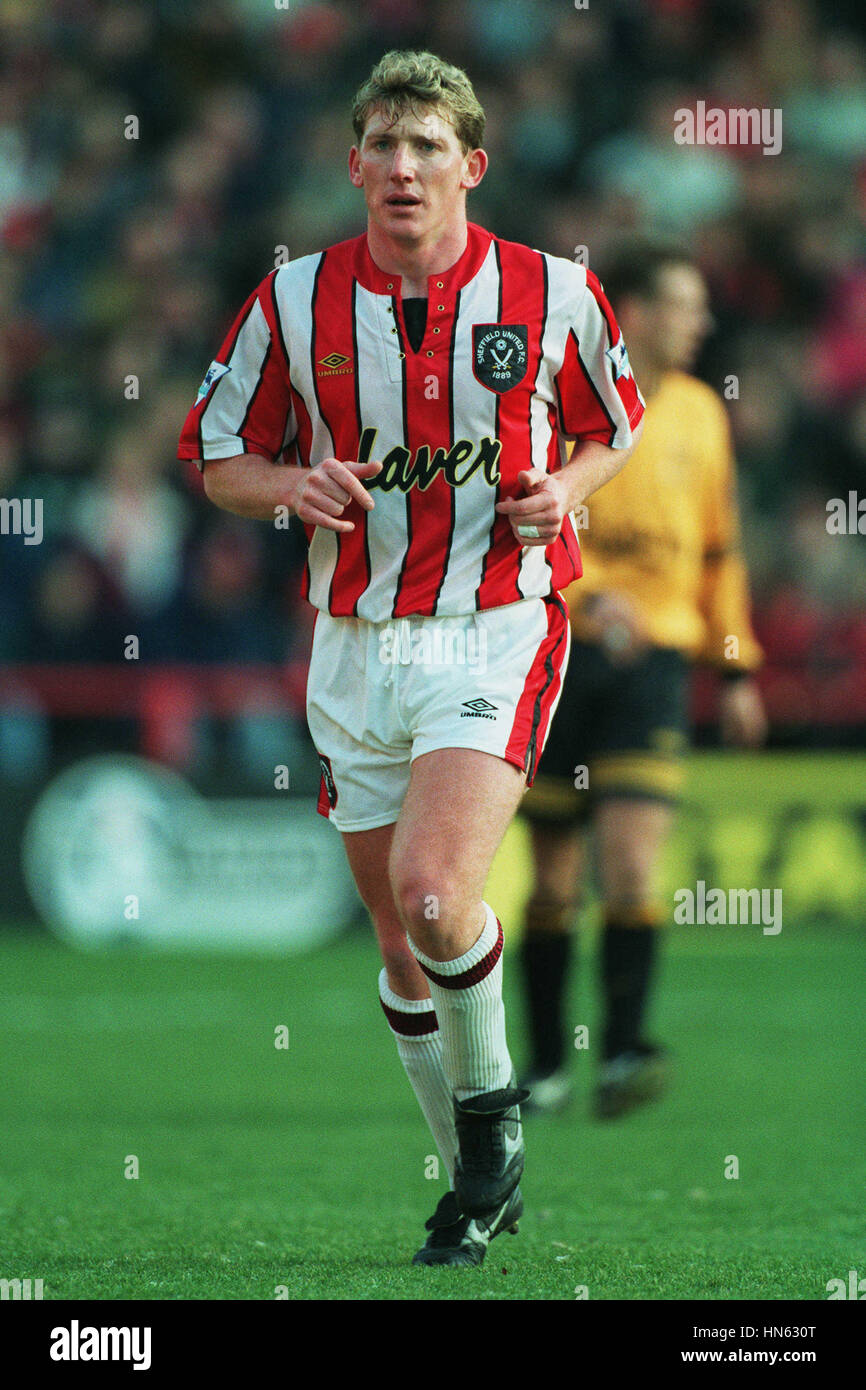 KEVIN GAGE SHEFFIELD UNITED FC 29 December 1993 Stock Photo