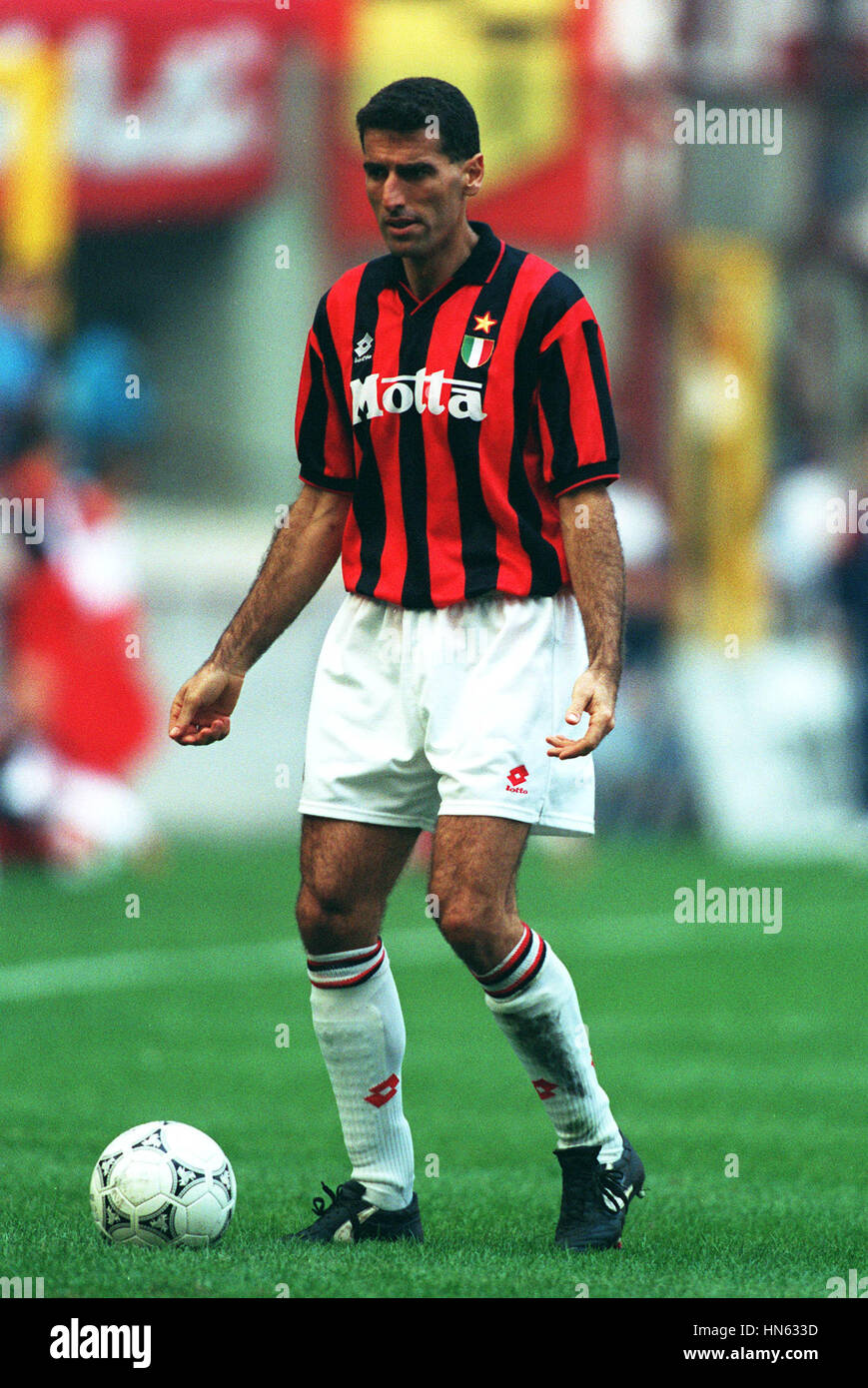 Mauro Tassotti Ac Milan 20 September 1993 Stock Photo Alamy