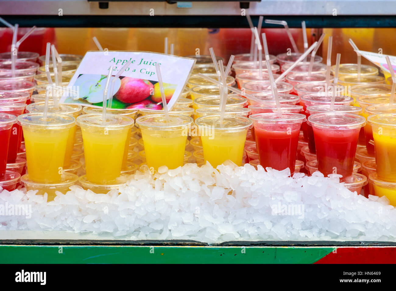 Fruit juice stall display hires stock photography and images Alamy