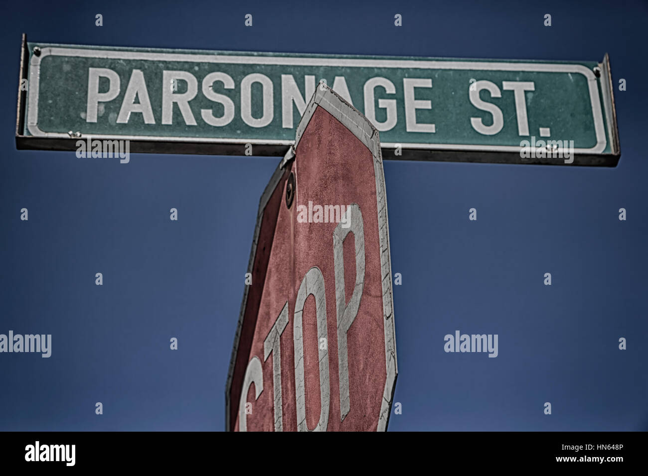 Stop Sign Sa the stop signal write in south africa and sky Stock Photo - Alamy