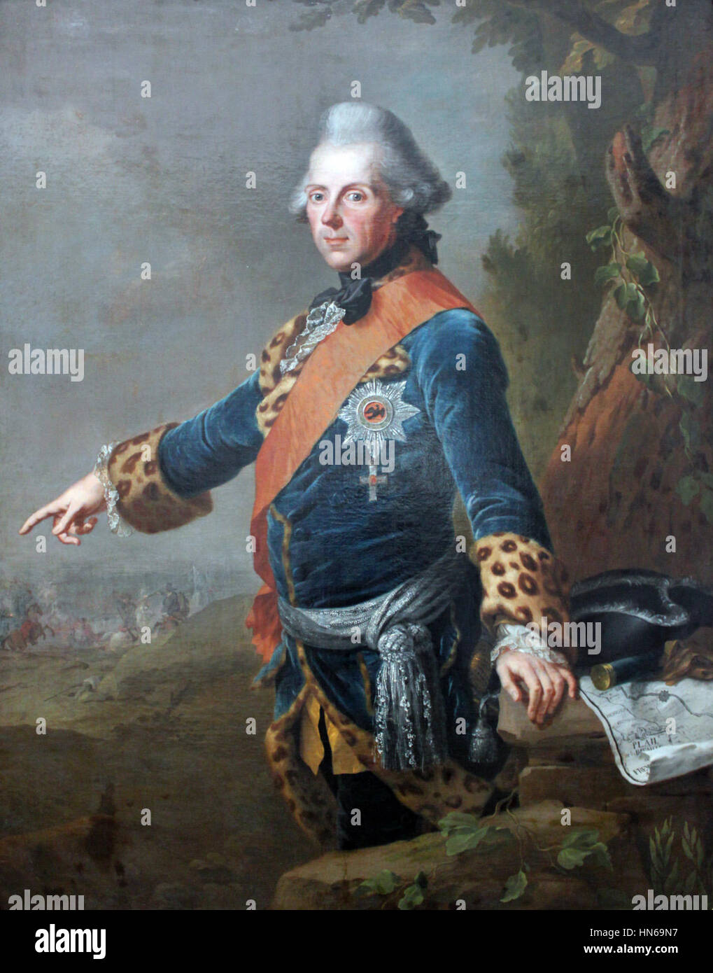 1769 Tischbein d.Ä. Prinz Heinrich von Preussen anagoria Stock Photo