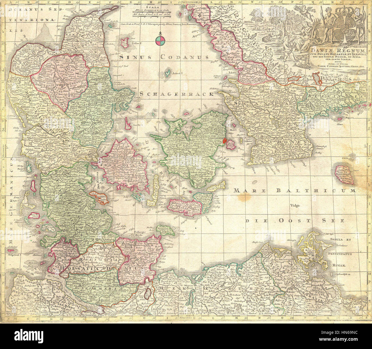 Historical denmark map hires stock photography and images Alamy