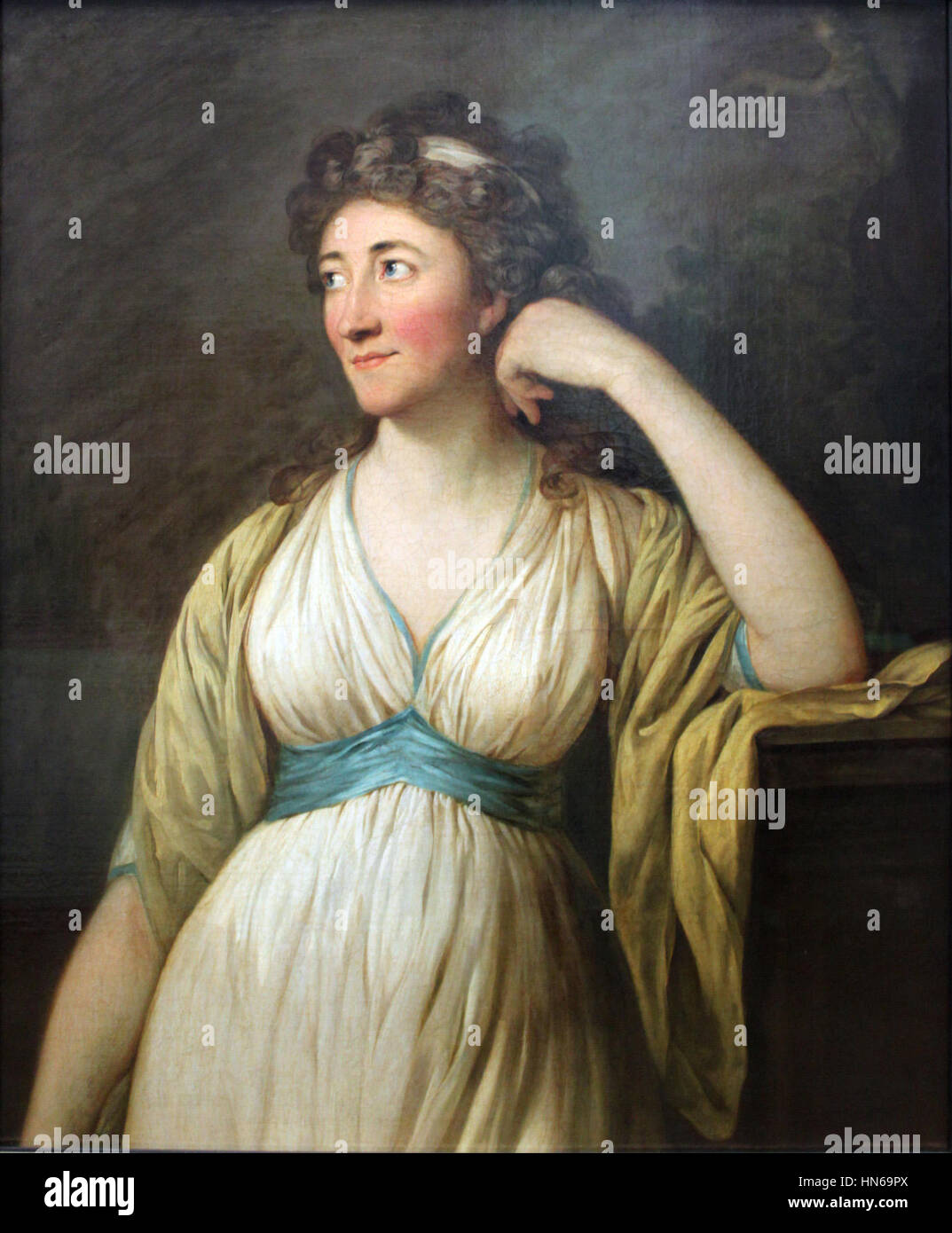 1797 Graff Porträt Elisa von der Recke anagoria Stock Photo