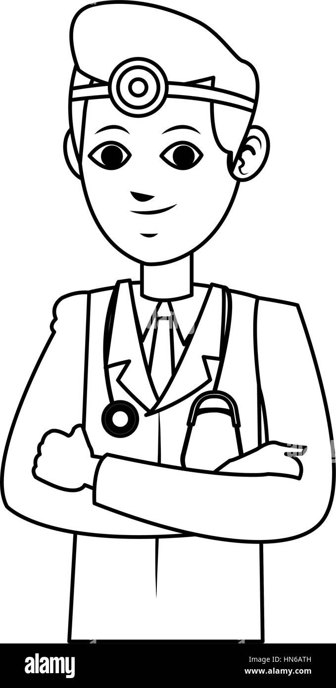 man medical doctor icon Stock Vector Image & Art - Alamy