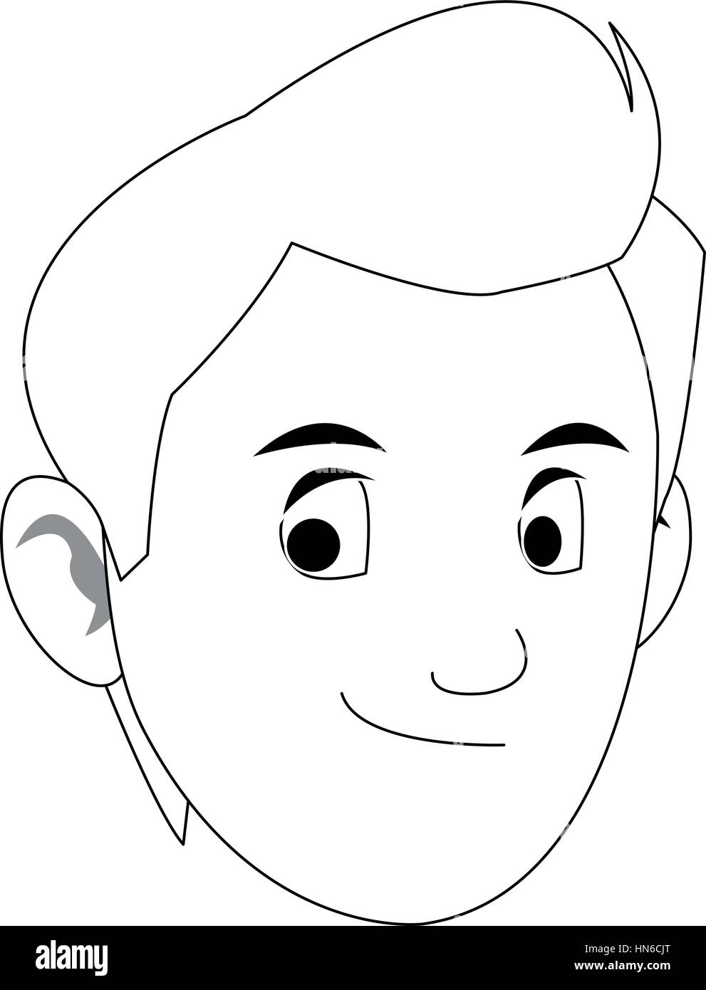 young guy cartoon icon Stock Vector Image & Art - Alamy