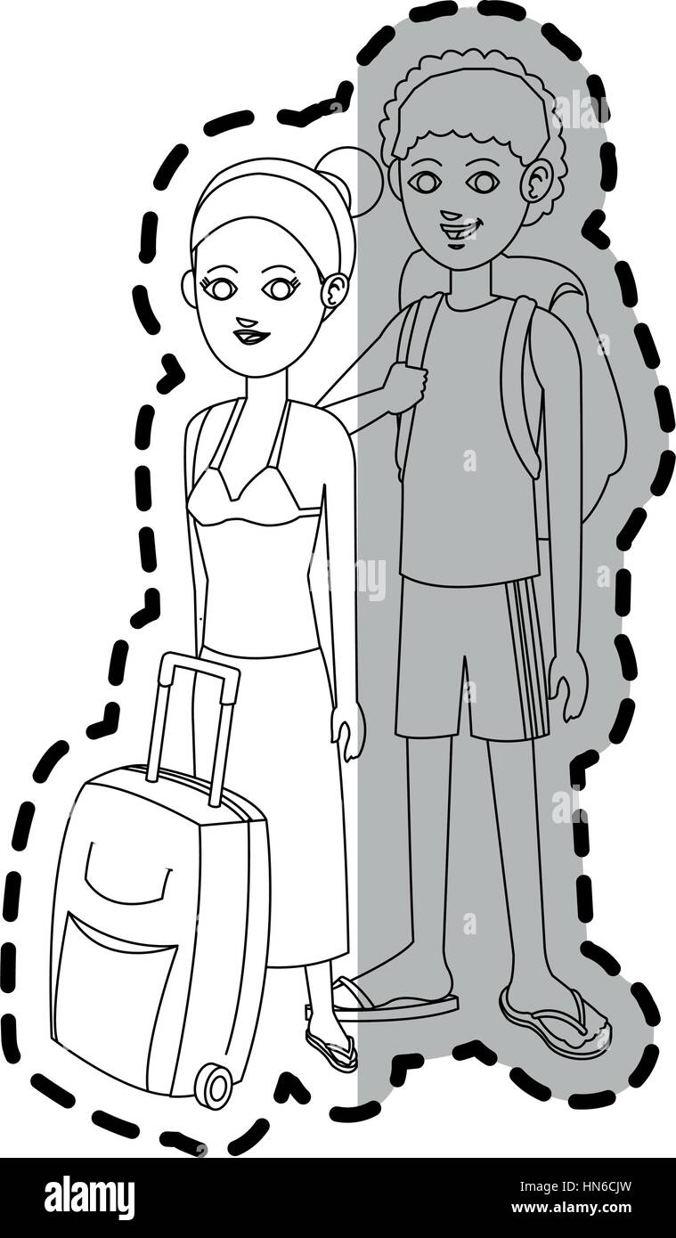 young couple icon Stock Vector Image & Art - Alamy