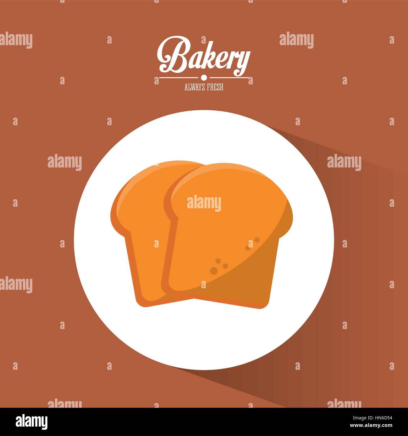 bakery always fresh sliced bread cereal nutrition Stock Vector Image ...