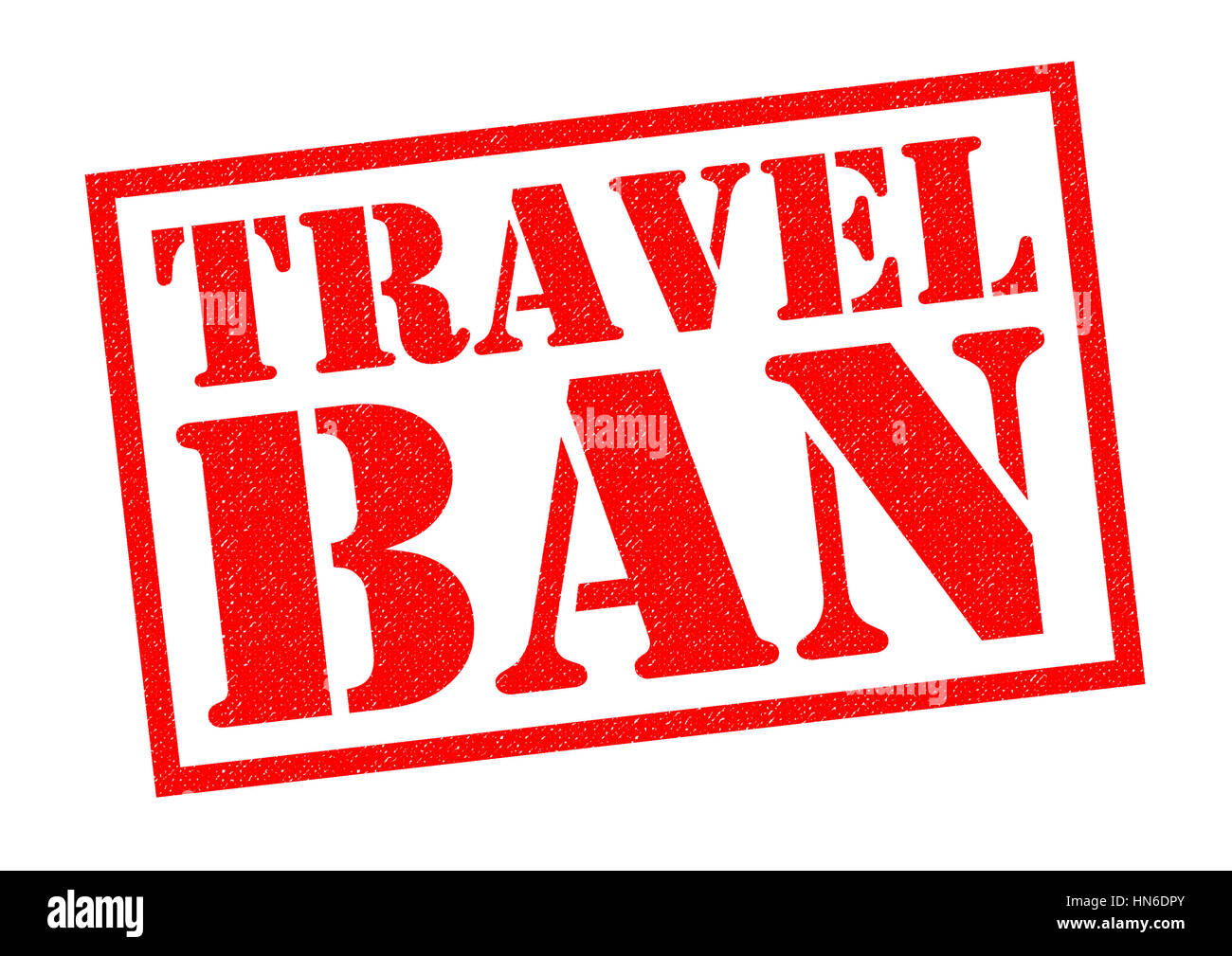 TRAVEL BAN red Rubber Stamp over a white background Stock Photo Alamy