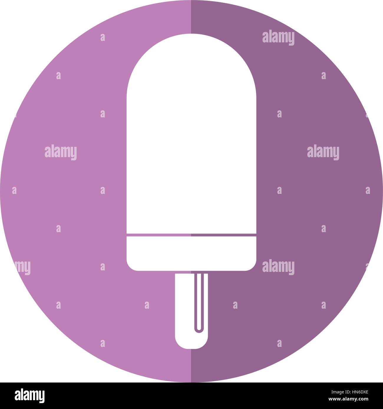 Ice Lolly Sweet Ice Stick Shadow Stock Vector Image Art Alamy