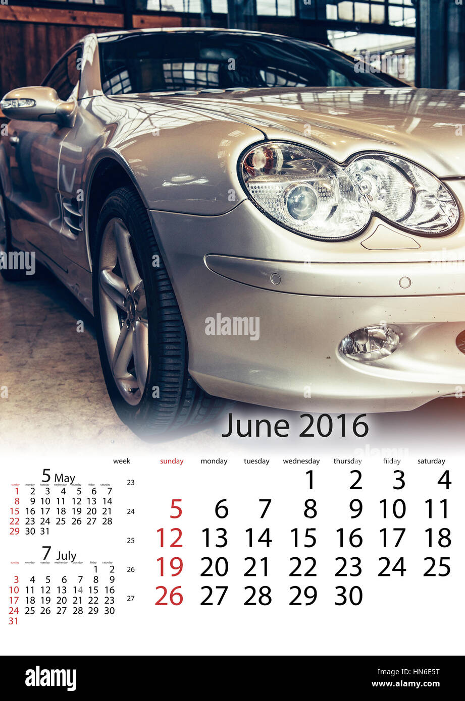 Calendar June 16 Hi Res Stock Photography And Images Alamy