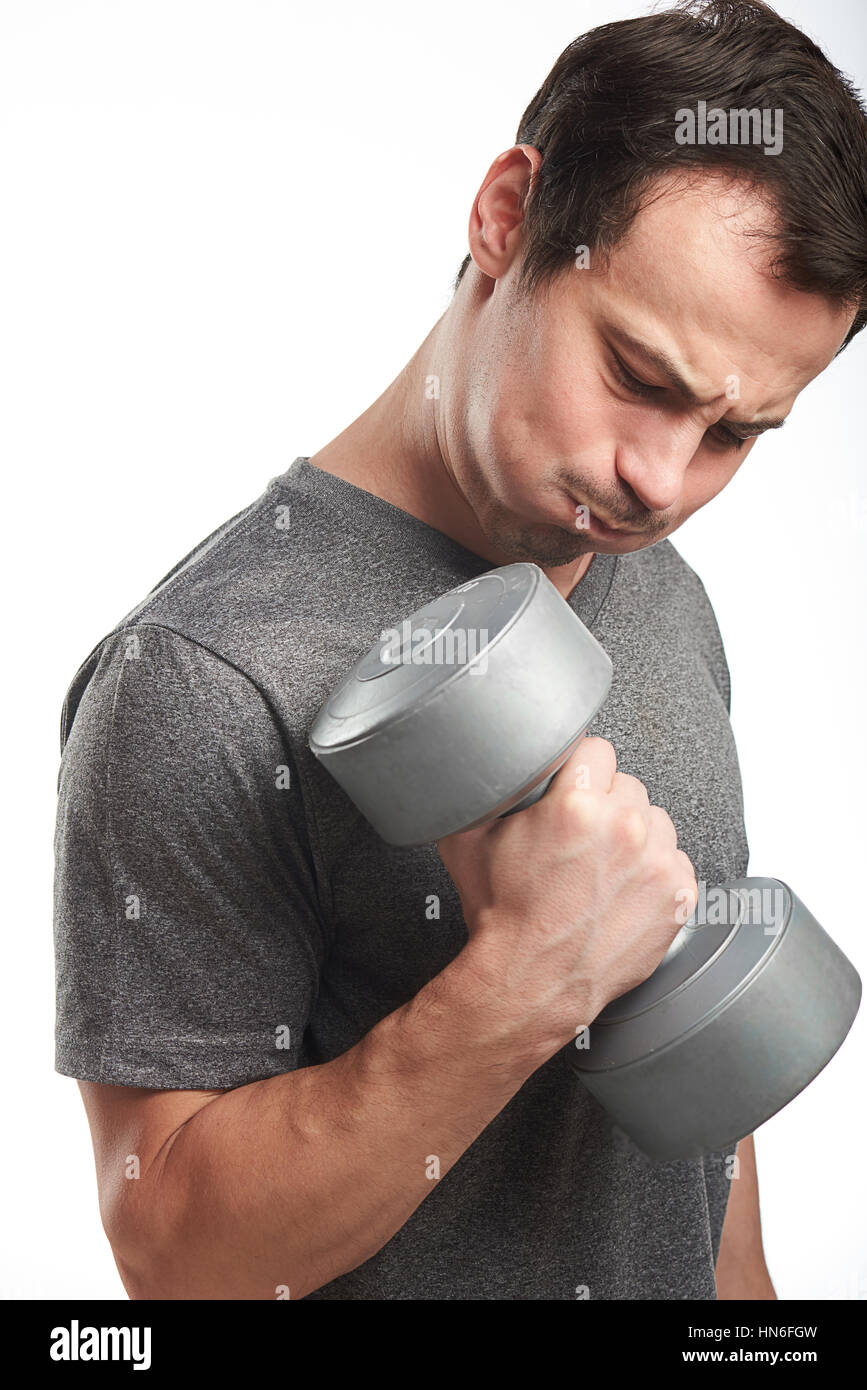 Male Lifting Weights Hi-res Stock Photography And Images - Alamy