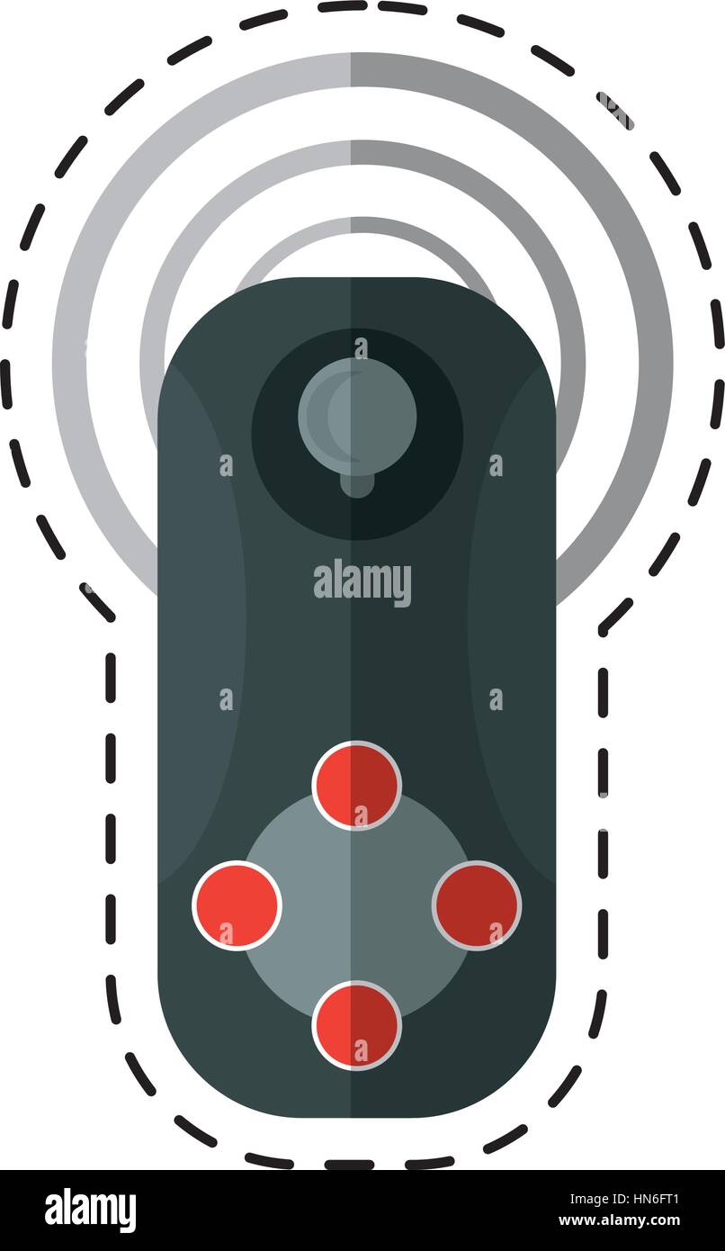 controller game vr device cut line Stock Vector Image & Art - Alamy