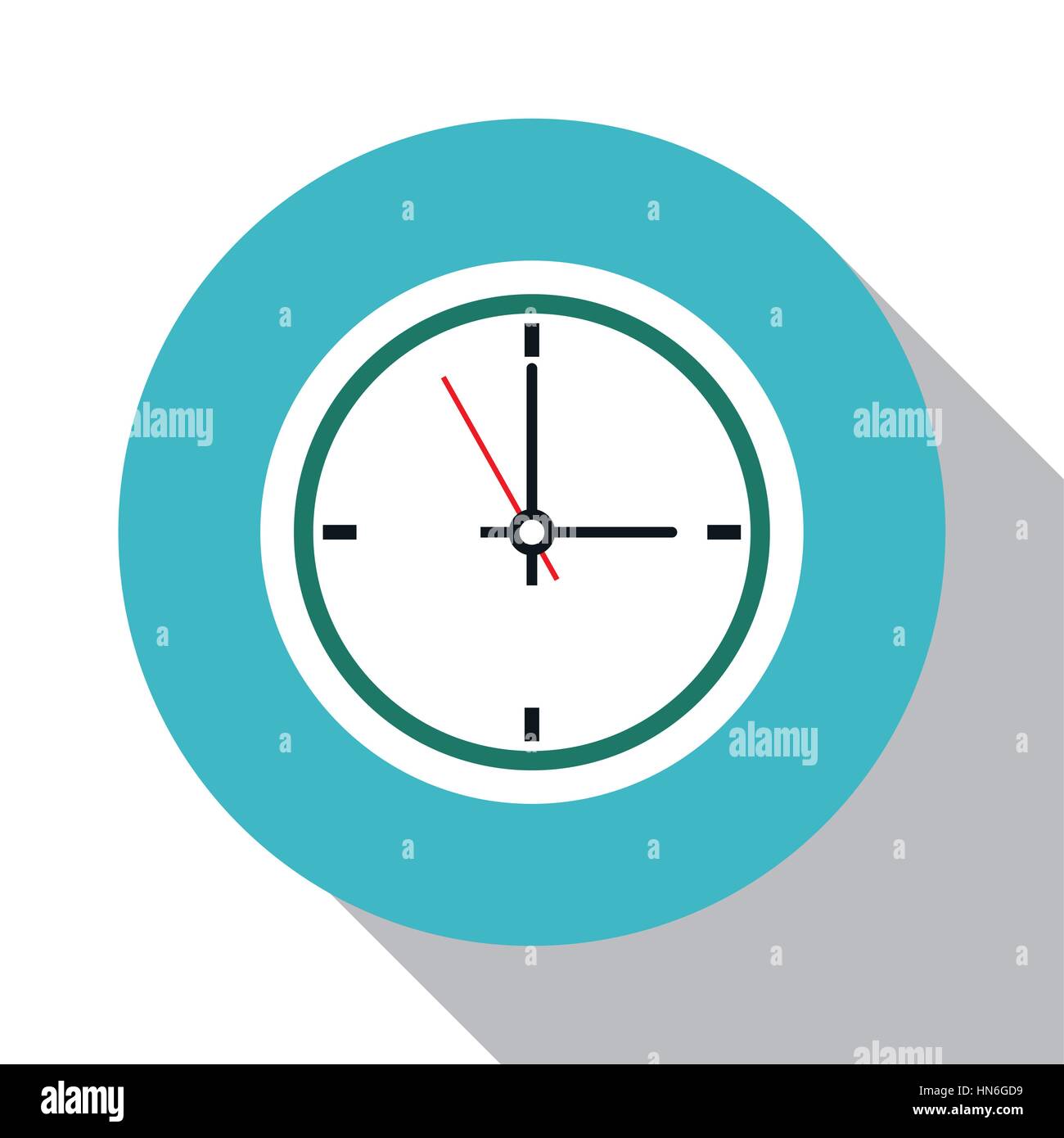 clock time office work shadow Stock Vector Image & Art Alamy