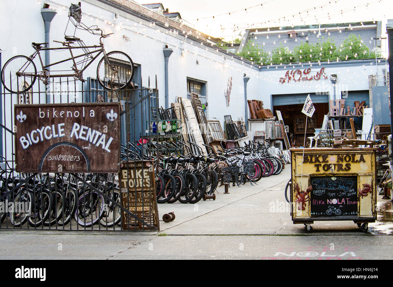 Bike rental shop hires stock photography and images Alamy