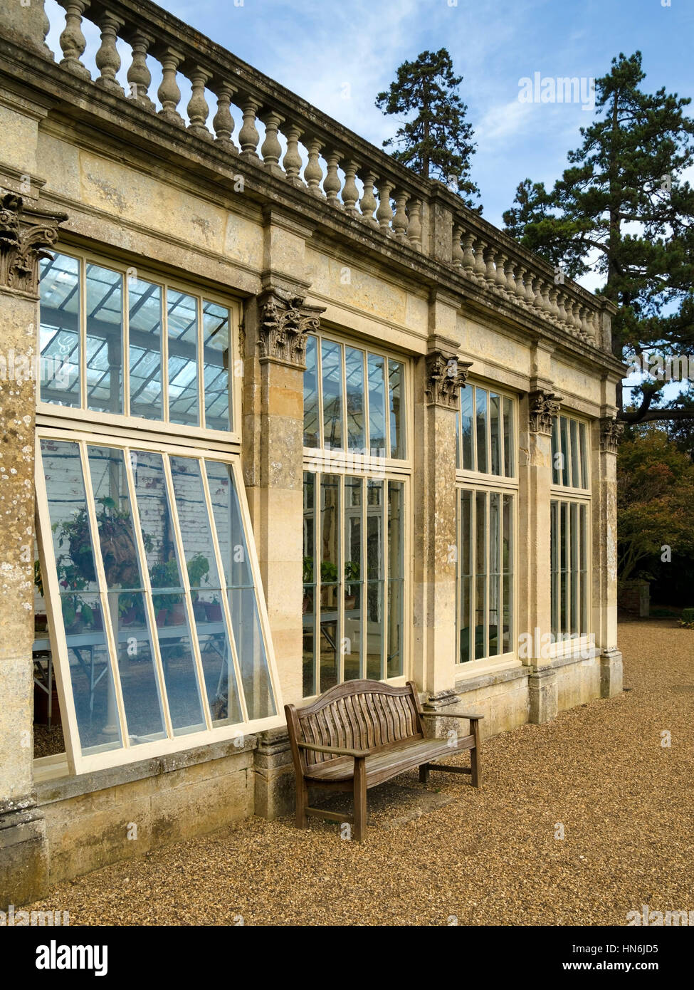 Archway House greenhouse, Castle Ashby Gardens, Castle Ashby