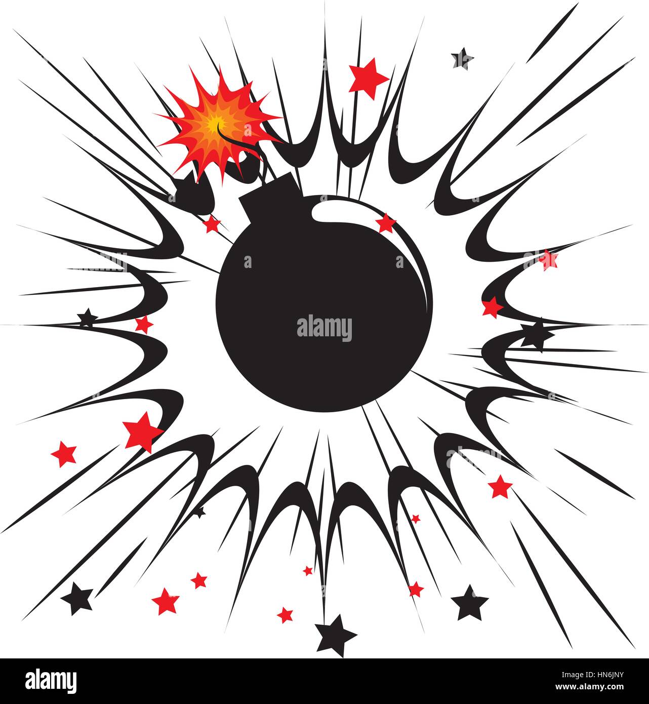 explosion pop art style vector illustration design Stock Vector Image ...