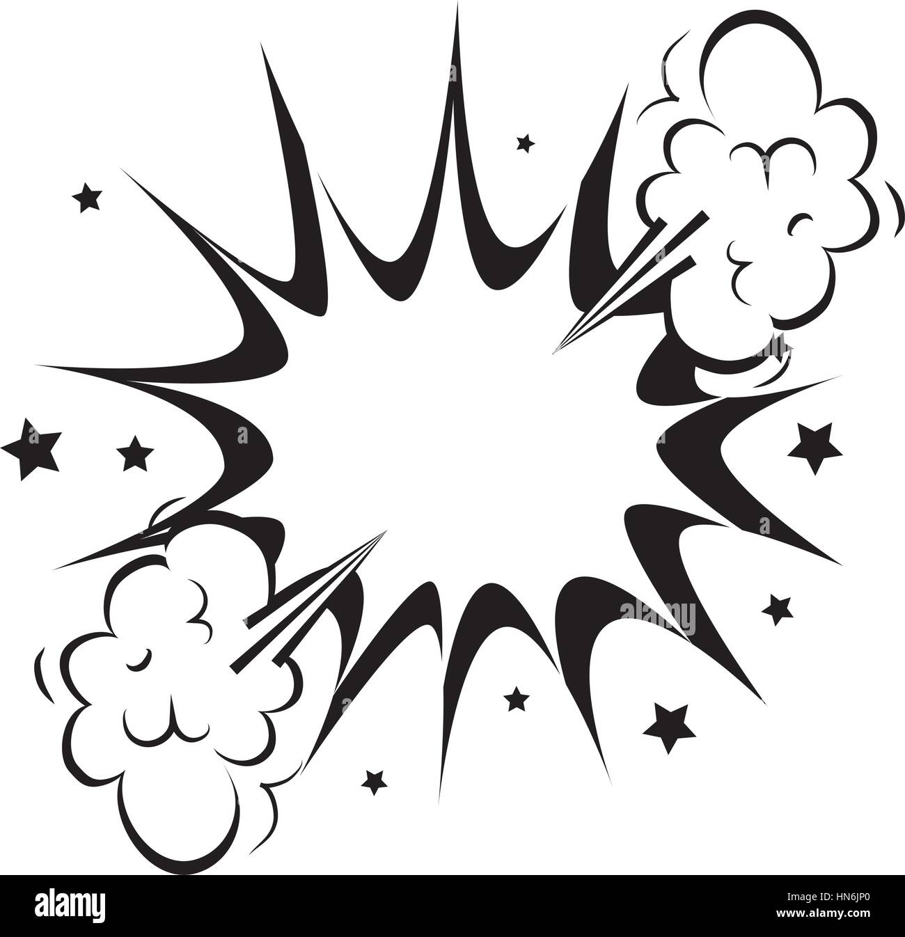 explosion pop art style vector illustration design Stock Vector Image ...