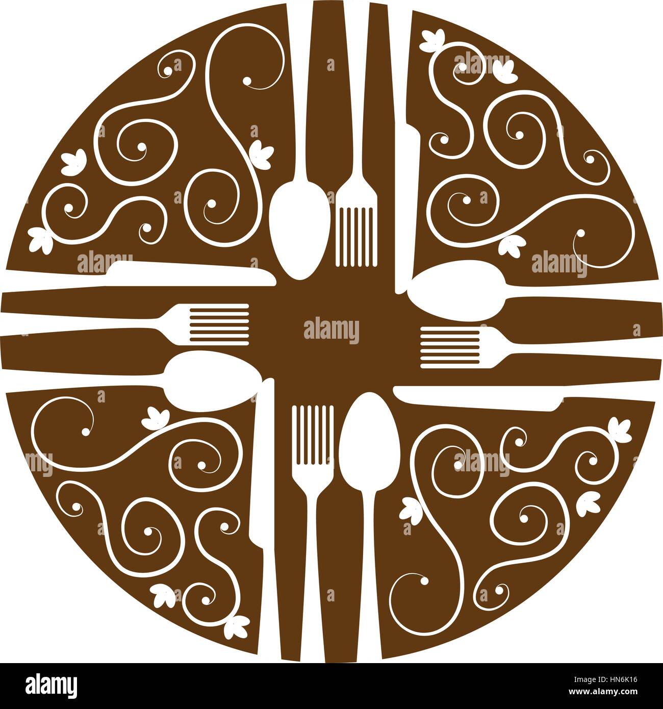 set cutlery tools icons vector illustration design Stock Vector Image ...