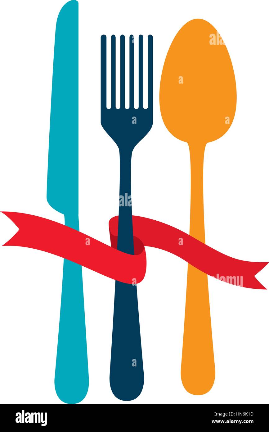 set cutlery tools icons vector illustration design Stock Vector Image ...