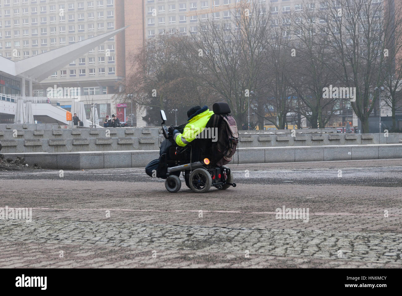 Electric wheelchair disabled handicapped hires stock photography and