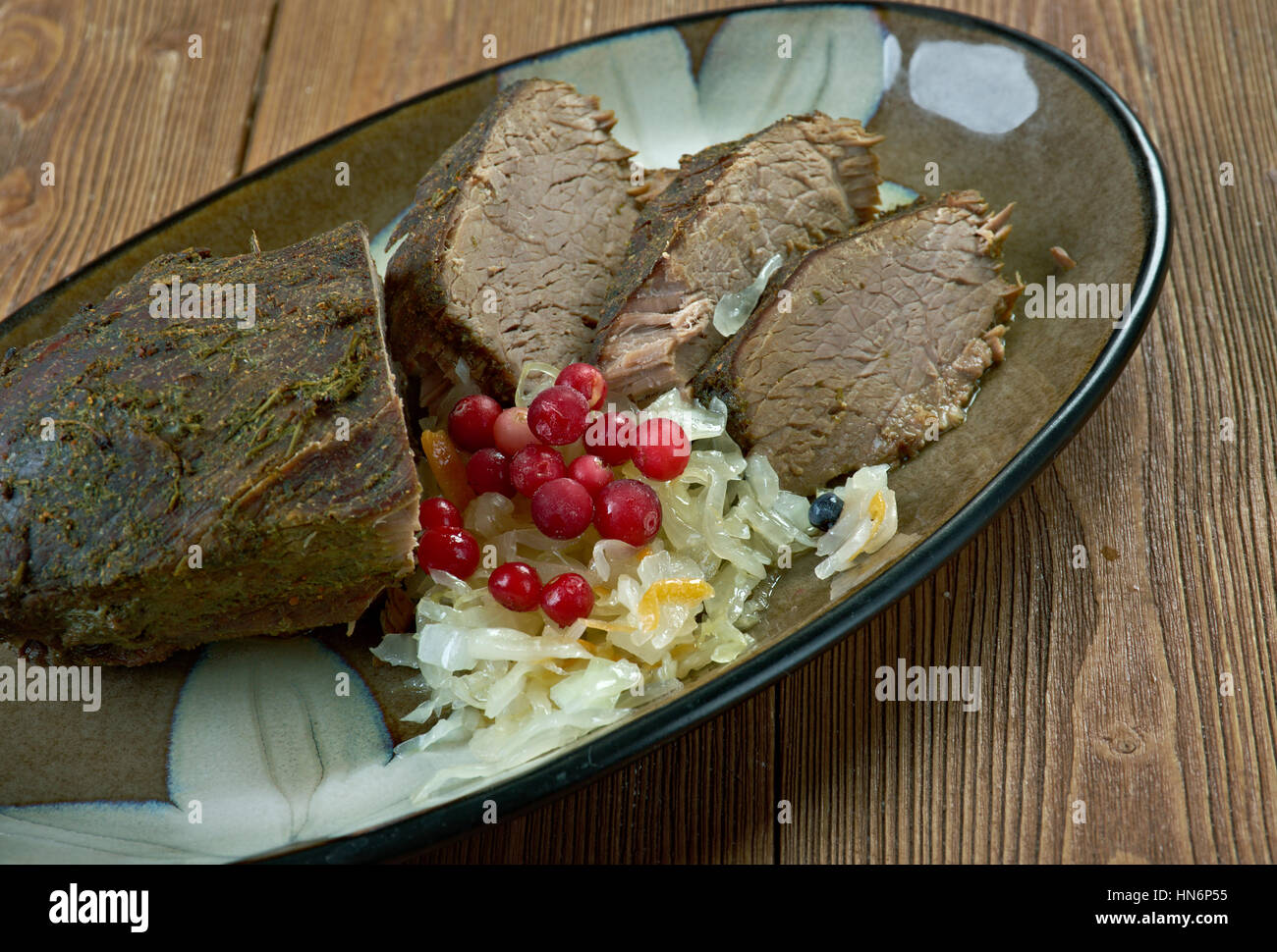 Hirvipaisti - Finnish elk roast Stock Photo - Alamy