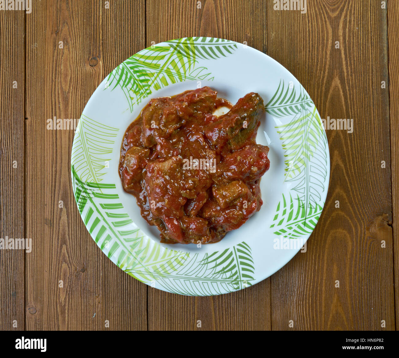 Nigerian Beef Stew ,tomato based stew Stock Photo Alamy