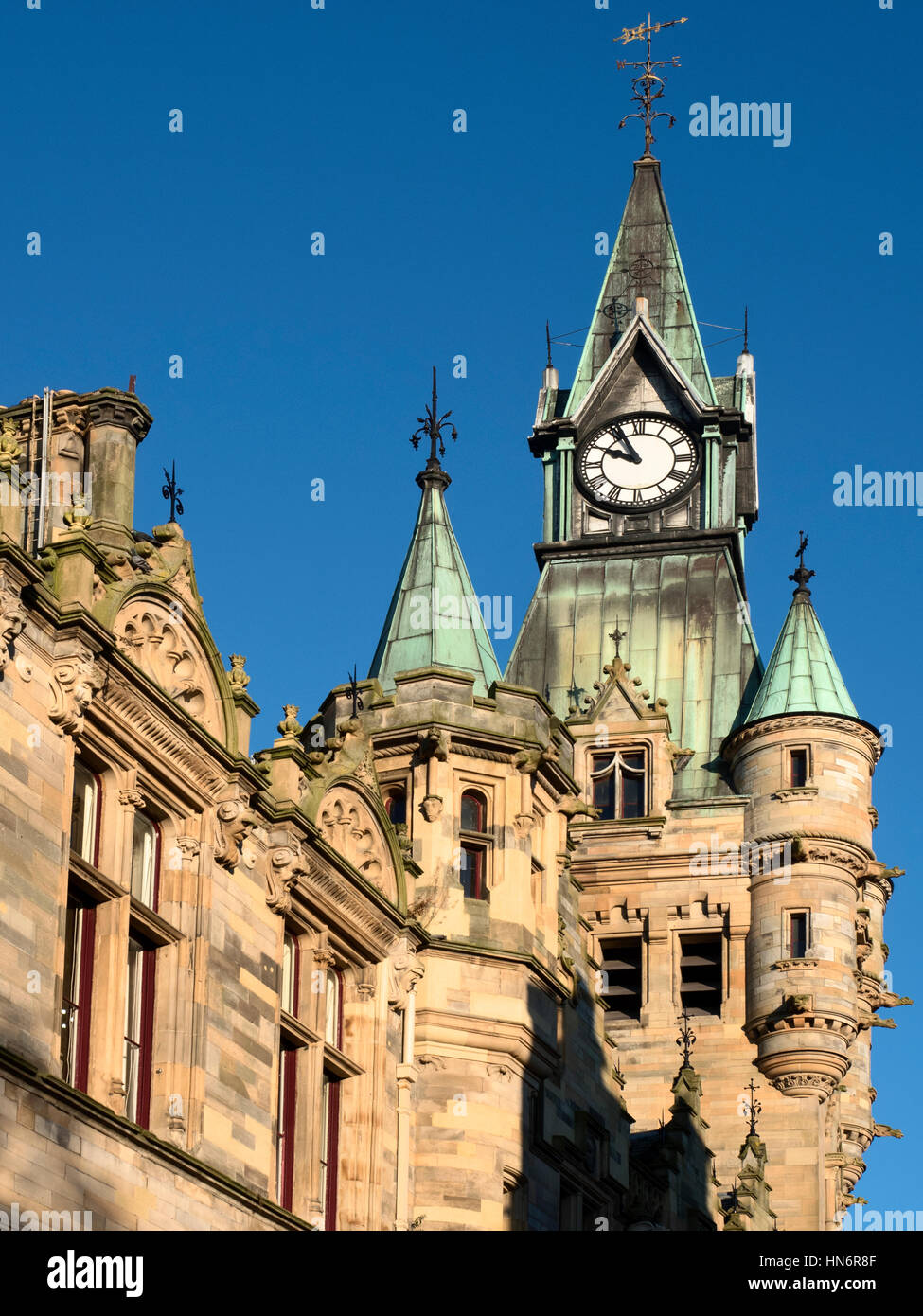 City Chambers Building Dunfermline Fife Scotland Stock Photo