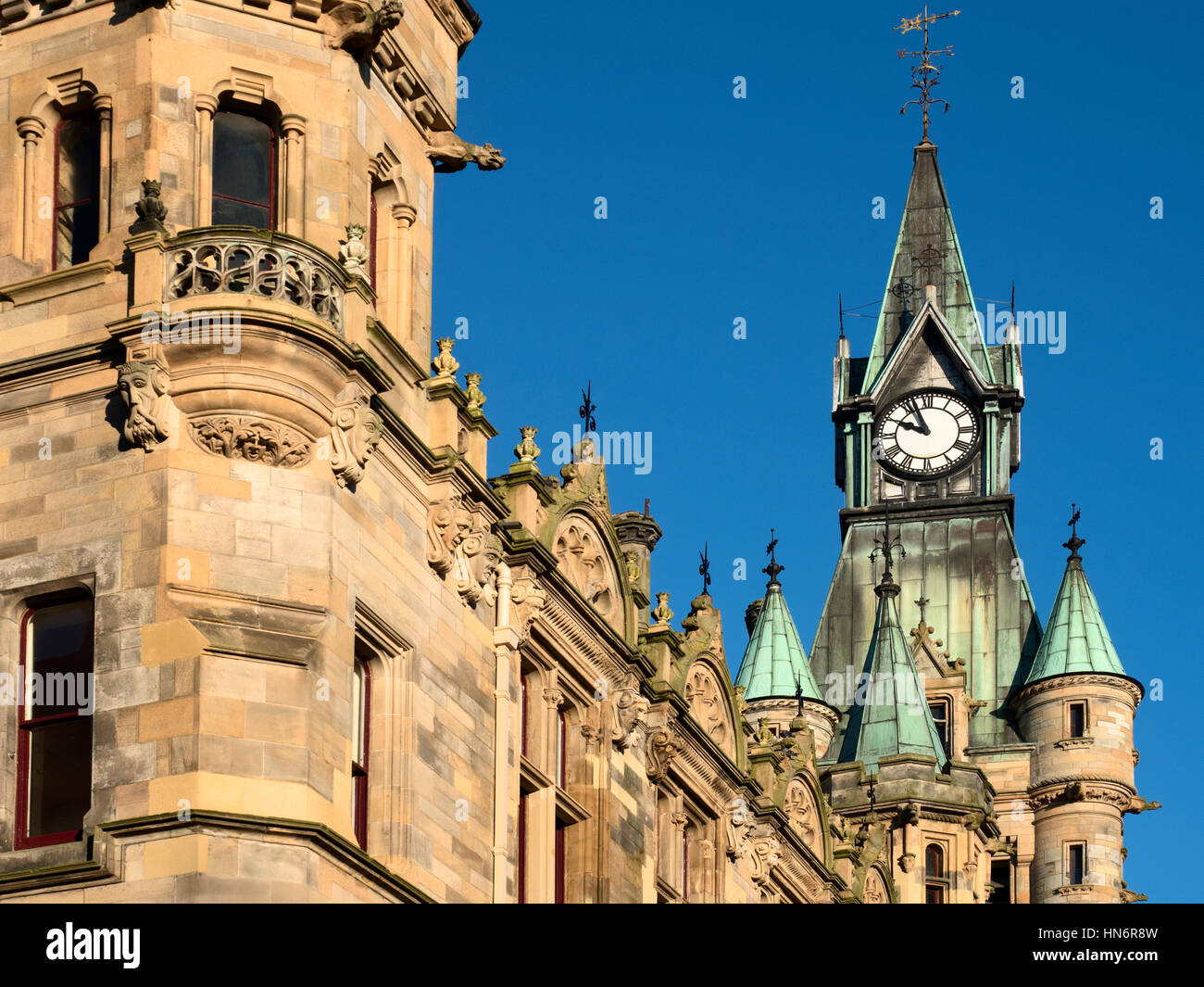 City Chambers Building Dunfermline Fife Scotland Stock Photo Alamy