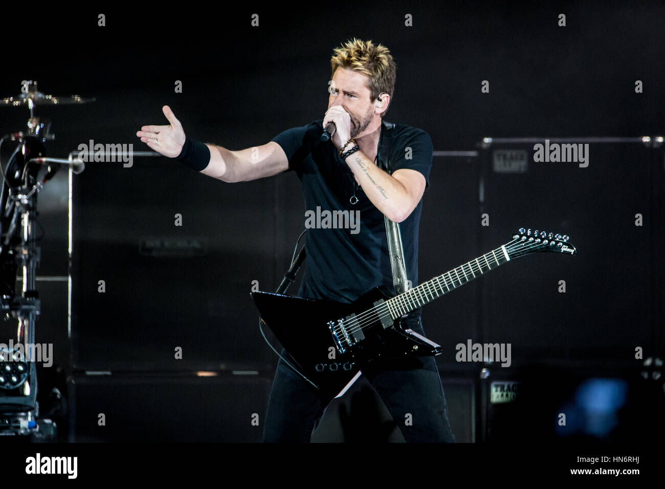 Nickelback live at Londons O2 Arena Stock Photo Alamy