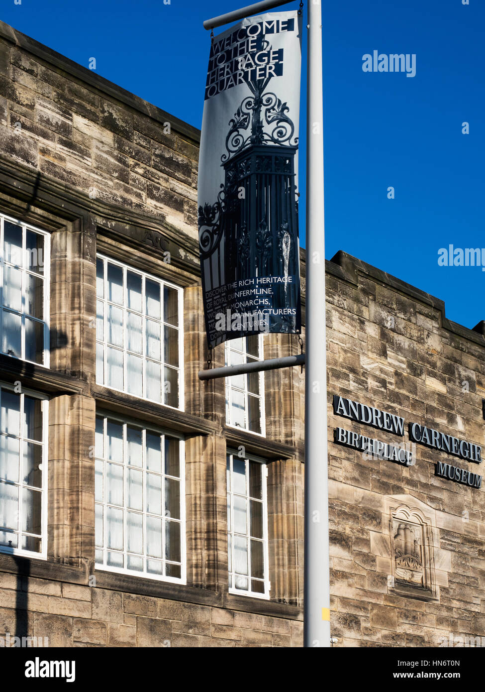 Andrew Carnegie Birthplace Museum Dunfermline Fife Scotland Stock Photo