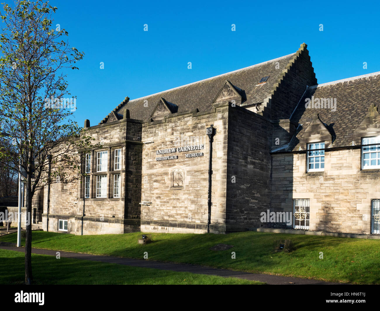 Andrew Carnegie Birthplace Museum Dunfermline Fife Scotland Stock Photo