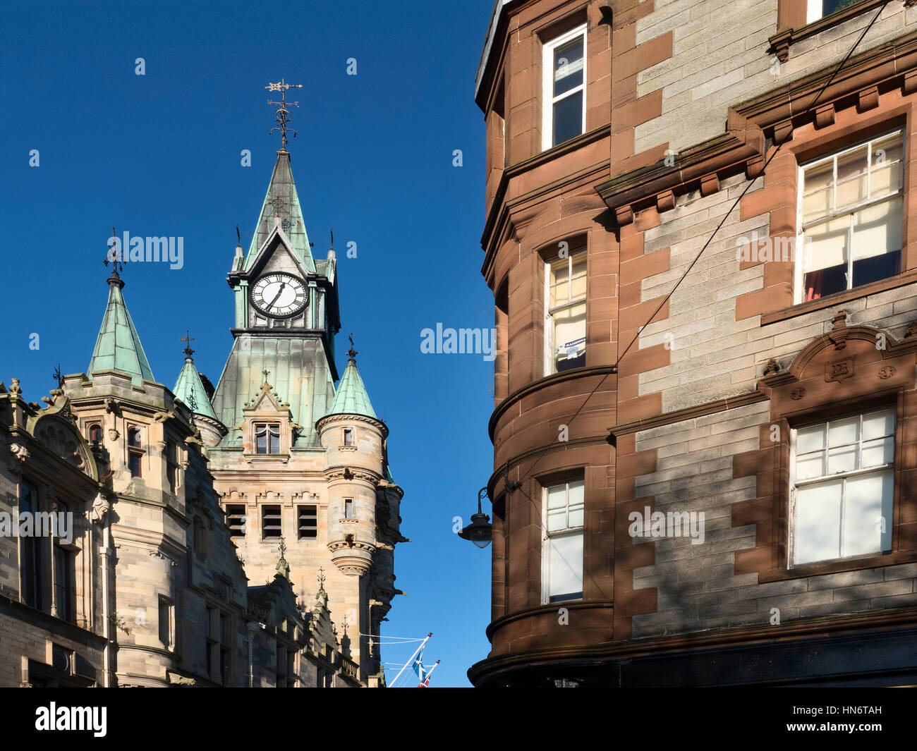City Chambers Building Dunfermline Fife Scotland Stock Photo