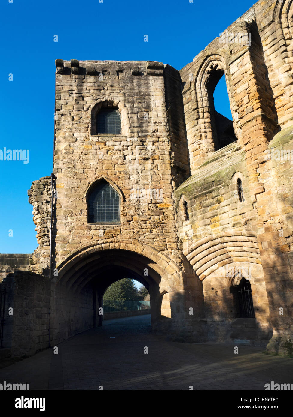 Gatehouse at Dunfermline Abbey and Palace Dunfermline Fife Scotland Stock Photo