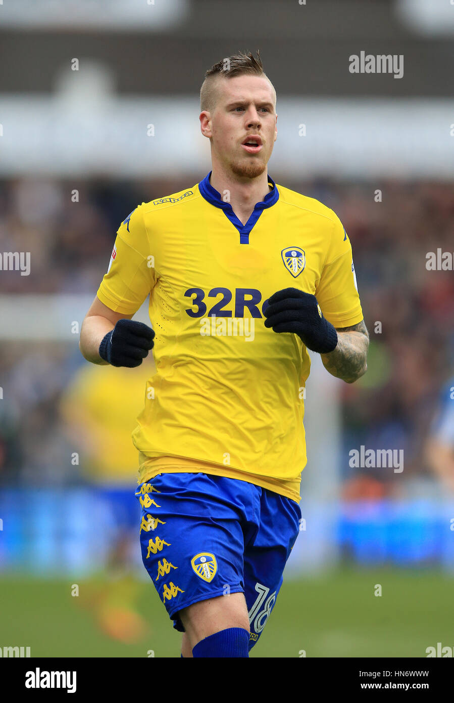 Leeds United's Pontus Jansson Stock Photo