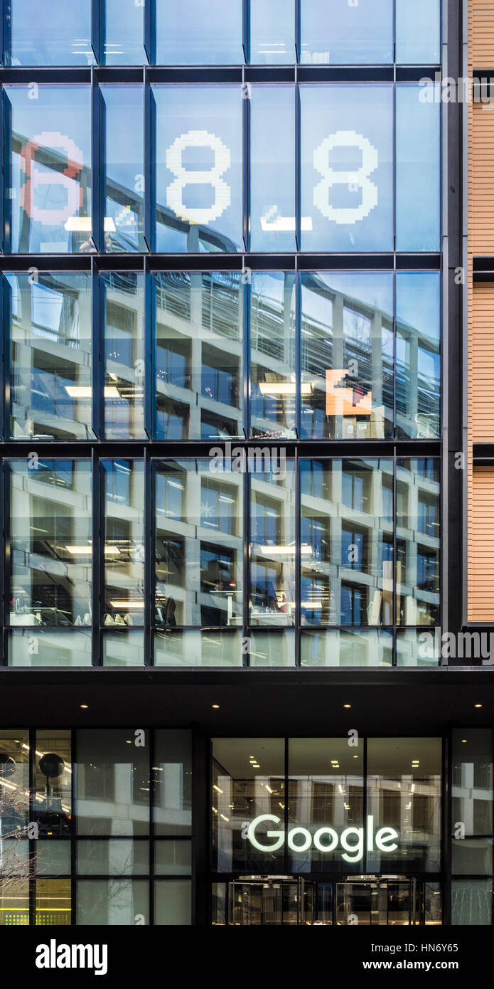 Google office building, Kings Cross, London, UK. Stock Photo