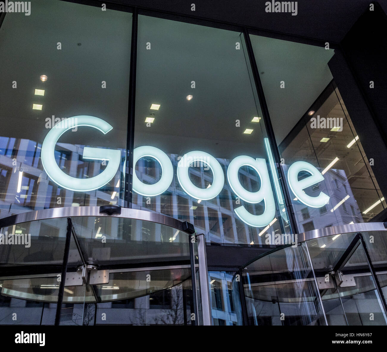 Google office building, Kings Cross, London, UK. Stock Photo