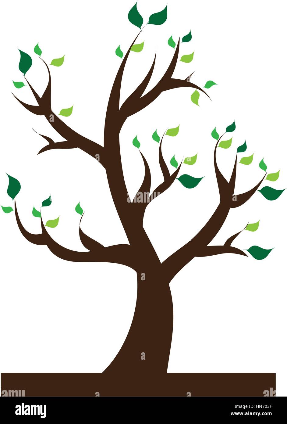 tree plant nature icon vector illustration design Stock Vector Image ...